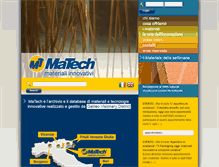 Tablet Screenshot of matech.it