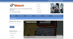 Desktop Screenshot of matech.de