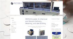 Desktop Screenshot of matech.com