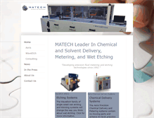 Tablet Screenshot of matech.com