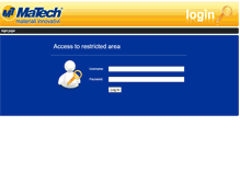 Tablet Screenshot of materiali.matech.it
